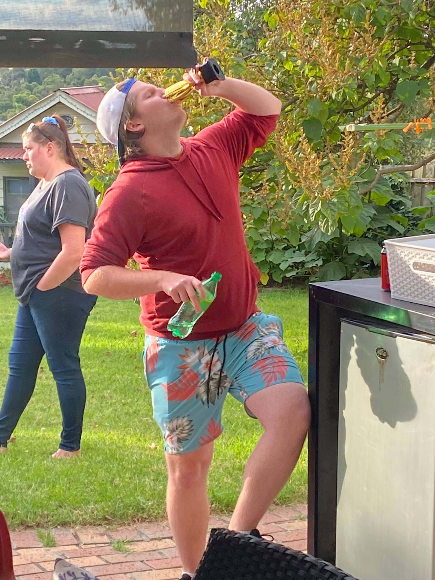 i can drink out of my trophy yeah?