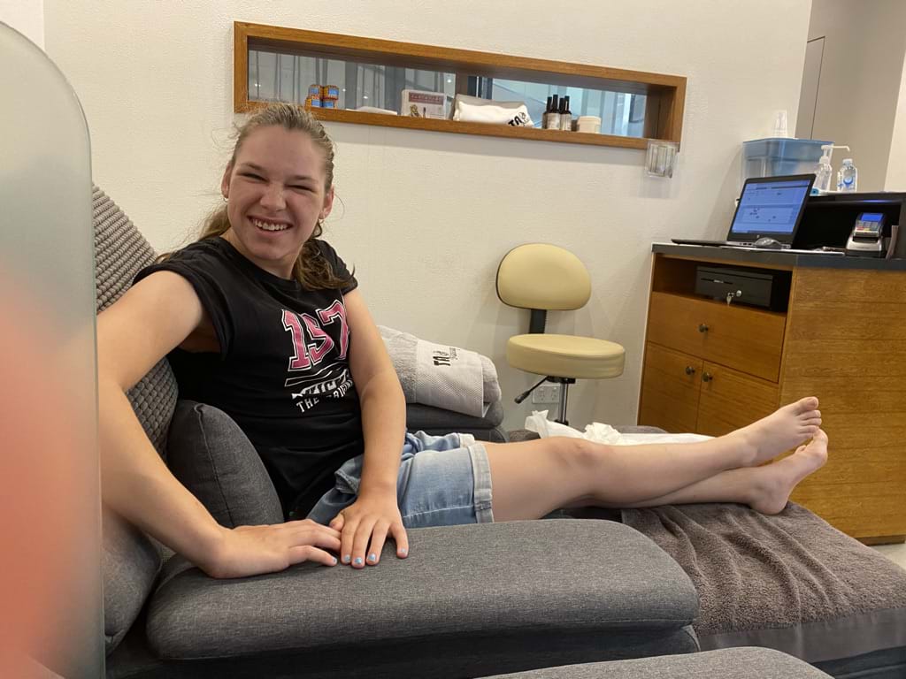 T loves a spa pamper day with Michelle